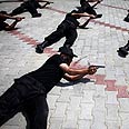 שוטרים משטרת חמאס רצועת עזה (צילום: AP)