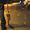 תאונה אופנוע רמת גן תאונת דרכים (צילום: ירון ברנר)