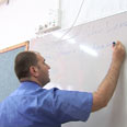 לירן פרנק מורה עיוור (צילום: הילה ספאק )