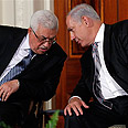 אבו מאזן בנימין ביבי  נתניהו וושינגטון שיחות שלום (צילום: AP)