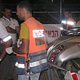 זירת התאונה בכפר יאסיף צילום : אתר פאנט