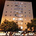רצח נתניה רחוב רזיאל (צילום: עידו ארז)