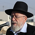 בית חגי חנוכת שכונה חדשה הקפאה סוף ההקפאה רב קררית ארבע דב ליאור (צילום: גיל יוחנן)