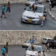 ירושלים דריסה של ילד לפסטיני נער פלסטיני תאונה תאונת דרכים  (צילום: AFP)