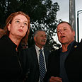 ציפי לבני אילן הררי לוד סיור (צילום: איציק אדרי)
