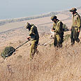 חילוץ שדה מוקשים נבו חמה דרום רמת הגולן (צילום: אביהו שפירא)