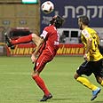 מאור אסור מכבי נתניה הפועל חיפה עודד אלקיים  (צילום: עוז מועלם)