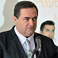 שר התחבורה ישראל כץ תרגיל חירום נתב"ג נמל תעופה בן גוריון (צילום: ירון ברנר)