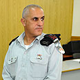 מפקד זרוע היבשה סמי תורג'מן מעיד ב משפט  עמרי בורברג ב פרשה בה נורה פלסטיני כפות ב נעלין  (צילום: בן קלמר )