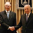 קרלוס ארתור נוזמן יור ועד אולימפי ריו נשיא המדינה שמעון פרס (צילום: אוהד צויגנברג )