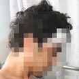 יותם רוסו ילד פצוע אוהד הפועל ת"א (צילום: דרור עינב)