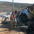 תאונה תאונת דרכים איתמר (צילום: מועצה אזורית שומרון)