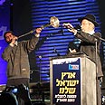 הפגנה הפגנת ימין כיכר ציון ירושלים מתנחלים בעד מכתב רבנים (צילום: גיל יוחנן)