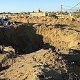 תקיפה עזה חמאס פלסטינים  (צילום: AFP)