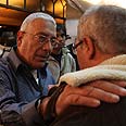 דני רוזן בן זוגה של אהובה תומר מהומות ב טקס אזכרה ל הרוגי אסון הכרמל כרמל בית אורן  (צילום: אבישג שאר-ישוב)