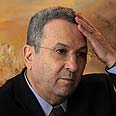 אהוד ברק מסיבת עיתונאים פילוג מפלגת עבודה העבודה  (צילום: גיל יוחנן)