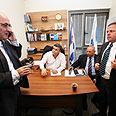 פילוג מפלגת עבודה העבודה דניאל בן סימון עמיר פרץ איתן כבל ראלב מג'אדלה (צילום: גיל יוחנן )