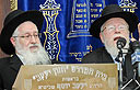 דב ליאור אצל יעקב יוסף (צילום: נועם מושקוביץ)