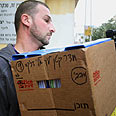 פשיטה רשות המסים רשות המיסים מכבי תל אביב מכבי ת"א (צילום: אורן אהרוני)