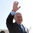 בנימין נתניהו בדרך לארה"ב (צילום: עמוס בן גרשום, לע"מ)