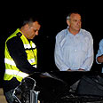 יצחק אהרונוביץ' תאונה תאונת דרכים צומת גולני (צילום: גיל אליהו)