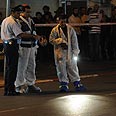 זירה זירת רצח רחוב אצ"ל שכונת התקווה (צילום: ירון ברנר)