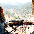 אתר החפירות במערת חילזון צילום: נפתלי הילגר