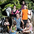 משפחת רוכל-קורש ממרחביה צילום: טל שחר