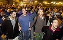 בית המריבה, אמש (צילום: AFP)