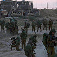 מילואים חיילי מילואים רצועת עזה עופרת יצוקה (צילום: AP)