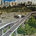 כך זה ייראה בשנה הבאה (אילוסטרציה) הדמייה: דובר מע"צ