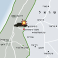 מפת אזור התקרית 