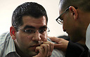דניאל מעוז בבית המשפט (צילום: גיל יוחנן)