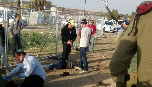 זירת הפיגוע (צילום: אליסף הללה) זירת הפיגוע (צילום: אליסף הללה)