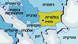בולגריה מפה