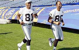 טים בראון ג'רי רייס אוקלנד ריידרס סופרבול