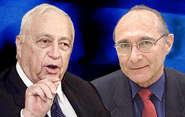 עוזי לנדאו אריאל שרון