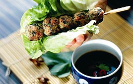 שיפודי בשר לבן