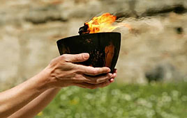 לפיד אולימפיאדה אתונה