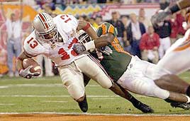 מוריס קלארט אוהיו סטייט פיאסטה בול פוטבול מכללות