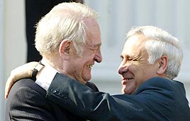 הנשיא משה קצב ונשיא גרמניה