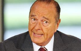 נשיא צרפת ז'אק שיראק 