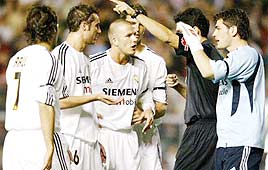 דייויד בקהאם ריאל מדריד