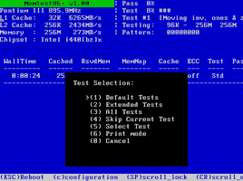 תוכנות דיאגנוסטיקה memtest