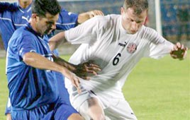 יגאל אנטבי נבחרת ישראל מלכאז אסאטיאני נבחרת גרוזיה