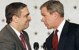 ג'ורג' טנט וג'ורג' בוש