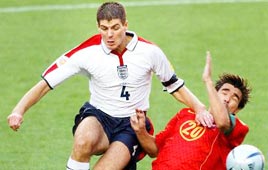 סטיבן ג'רארד דקו אנגליה פורטוגל