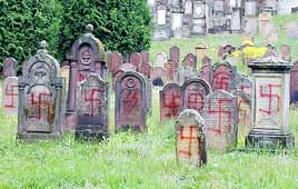 גילויי אנטישמיות בבית קברות בצרפת