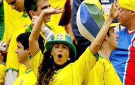 ברזיל אוהדת נבחרת ברזיל קופה אמריקה