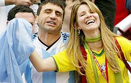 אוהדים ברזיל ארגנטינה קופה אמריקה